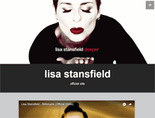 Tablet Screenshot of lisa-stansfield.com